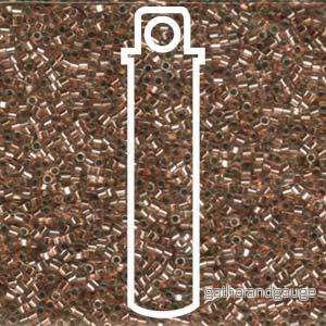 Miyuki Delica Hexcut – Copper Lined Crystal 11/0, 7,2 gram Miyuki Delica Hexcut – Copper Lined Crystal 11/0, 7,2 gram