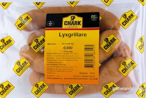 Korv lyxgrillare 500g SP Chark