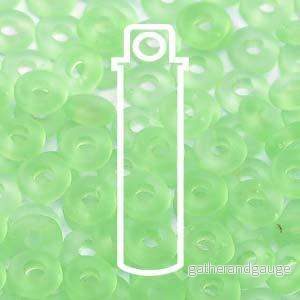 O Bead - Peridot Matte, 8,1 gram