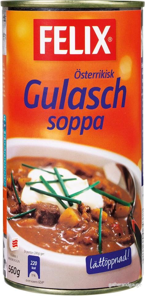 Gulaschsoppa 560g Felix