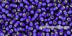 TOHO Seed Beads - Silver-Lined Frosted Cobalt 11/0, 10g