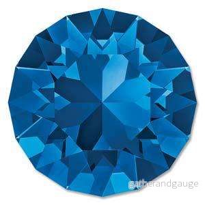 Swarovski Chaton 1088 SS29 – Capri Blue Foiled 6mm, 2-pack