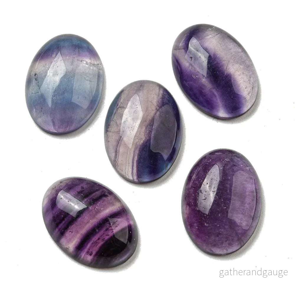 Cabochon Fluorite - Oval 18x13mm 1 Styck - Bild 2