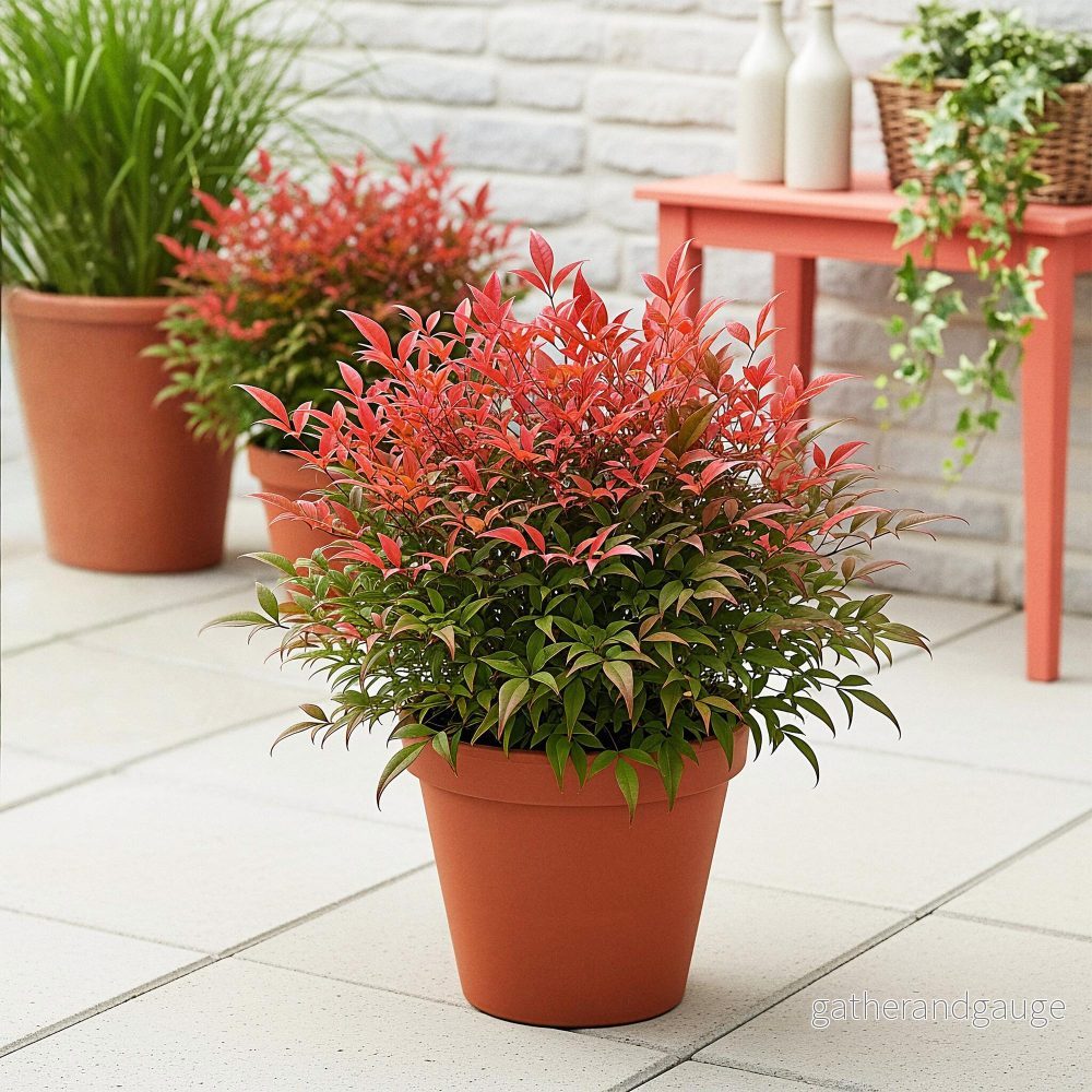 Bambu Heligt (Nandina domestica) ’Obsessed’ Bambu Heligt (Nandina domestica) ’Obsessed’