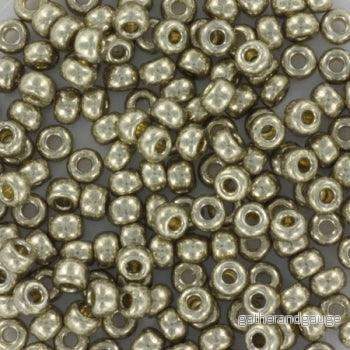 Miyuki Seed Beads – Duracoat Galvanized LT Smokey Pewter 8/0 – 10 gram Miyuki Seed Beads – Duracoat Galvanized LT Smokey Pewter 8/0 – 10 gram