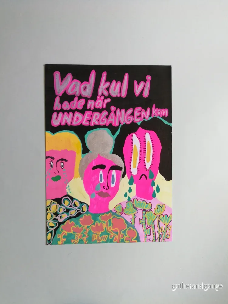 inte vara ensamma när undergången kommer
