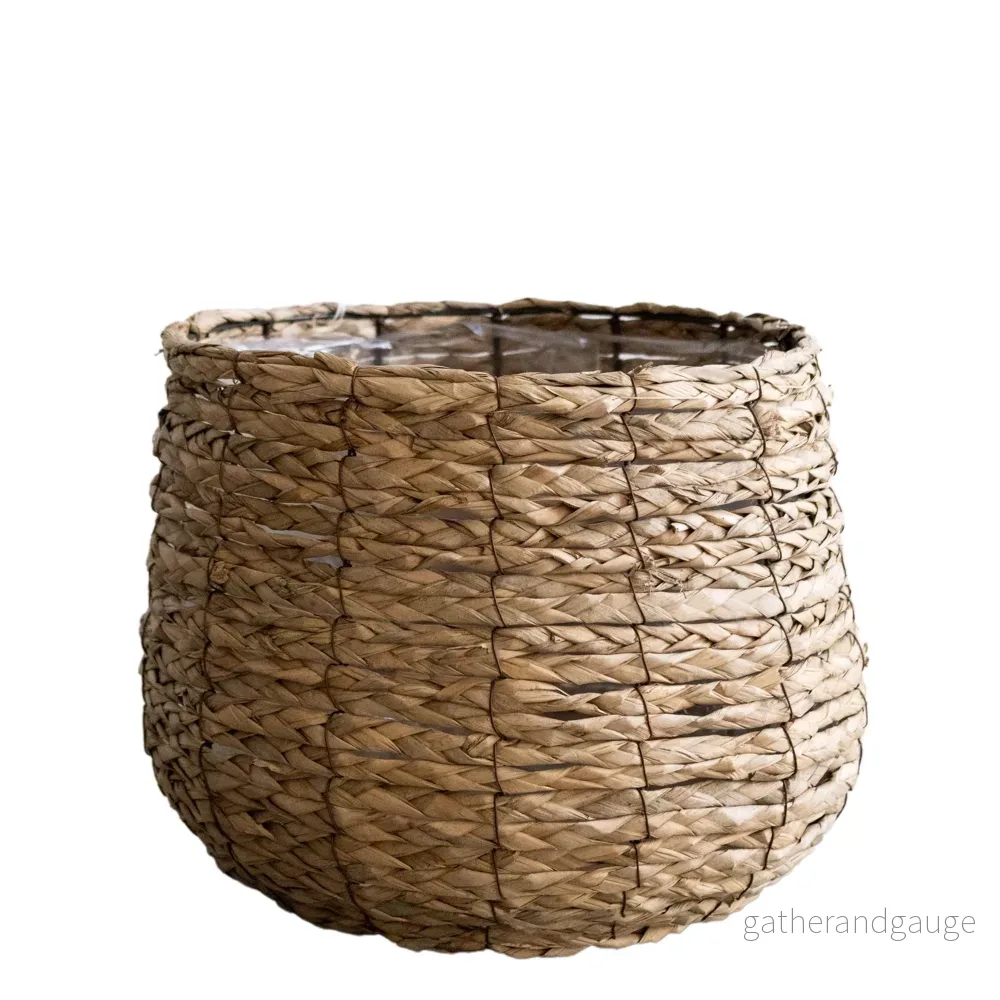 Flätad korg – h30cm, Ø37cm