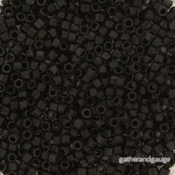 Miyuki Delica - Opaque Matte Black 11/0, 5 gram