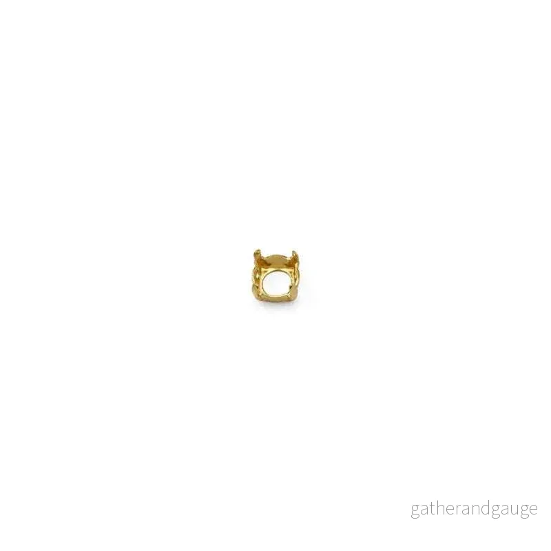 Infattning guldfärgad - Chaton ss39 (8mm) 10-pack