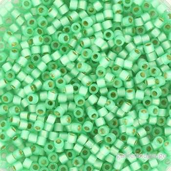 Miyuki Delica - Silver Lined Duracoat S/F Spearmint 11/0, 5 gram - Bild 2