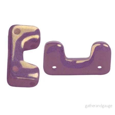 Telos® par Puca® - Opaque Mix Amethyst/Gold Ceramic Look, 10 gram