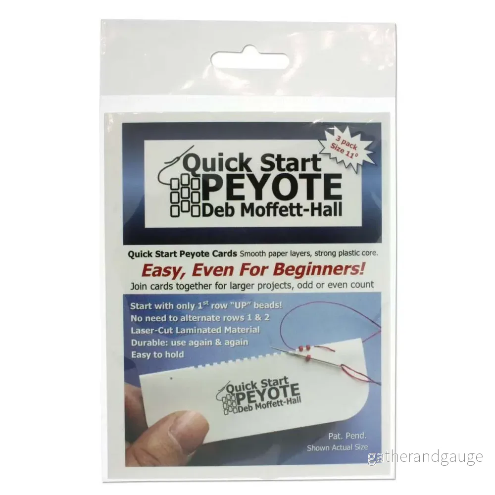Quick Start Peyote – 11/0 Rund och Delica Quick Start Peyote – 11/0 Rund och Delica