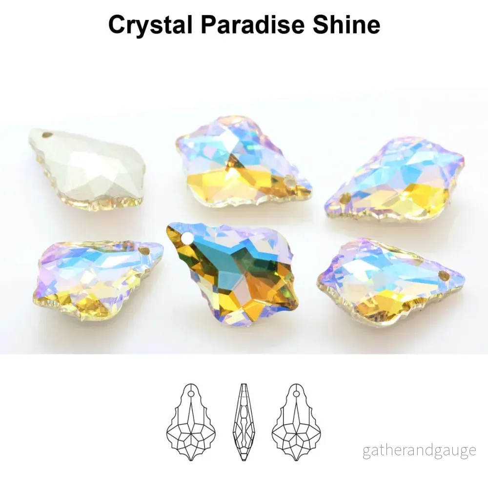 Aurea Crystals A6090 Baroque Pendant – Crystal Paradise Shine 22 mm, 1 styck Aurea Crystals A6090 Baroque Pendant – Crystal Paradise Shine 22 mm, 1 styck