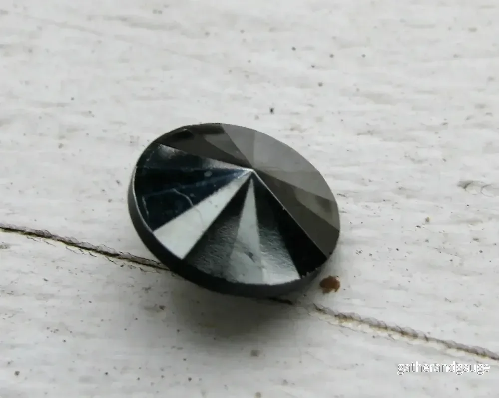 Matubo Rivoli - Jet Hematite 12mm - Bild 2