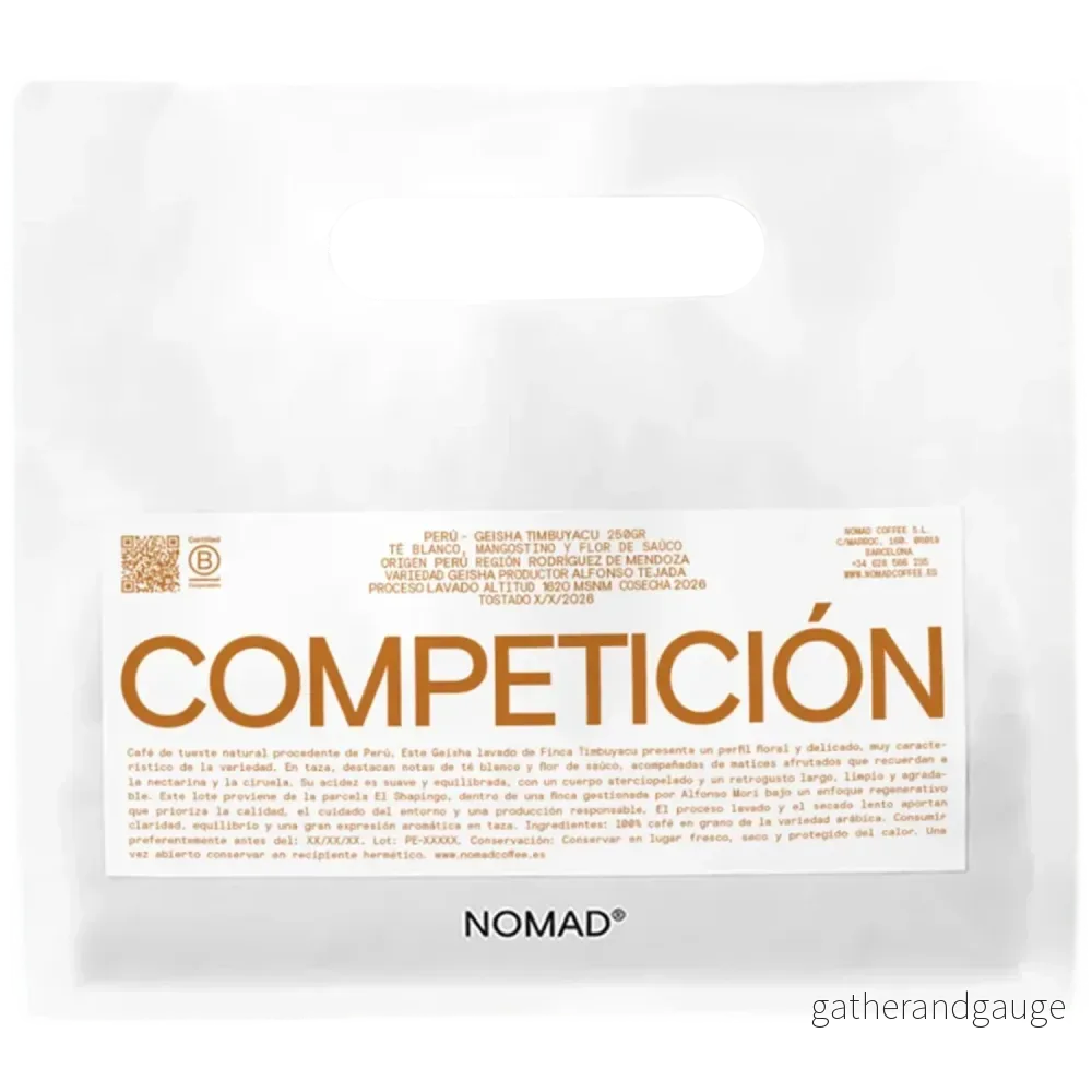 Nomad Coffee - Competición Geisha Timbuyacu - Brygg - 250g - Limited