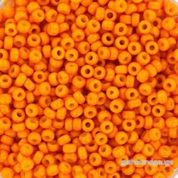 Miyuki Seed Beads - Duracoat Opaque Kumquat 11/0, 10 Gram