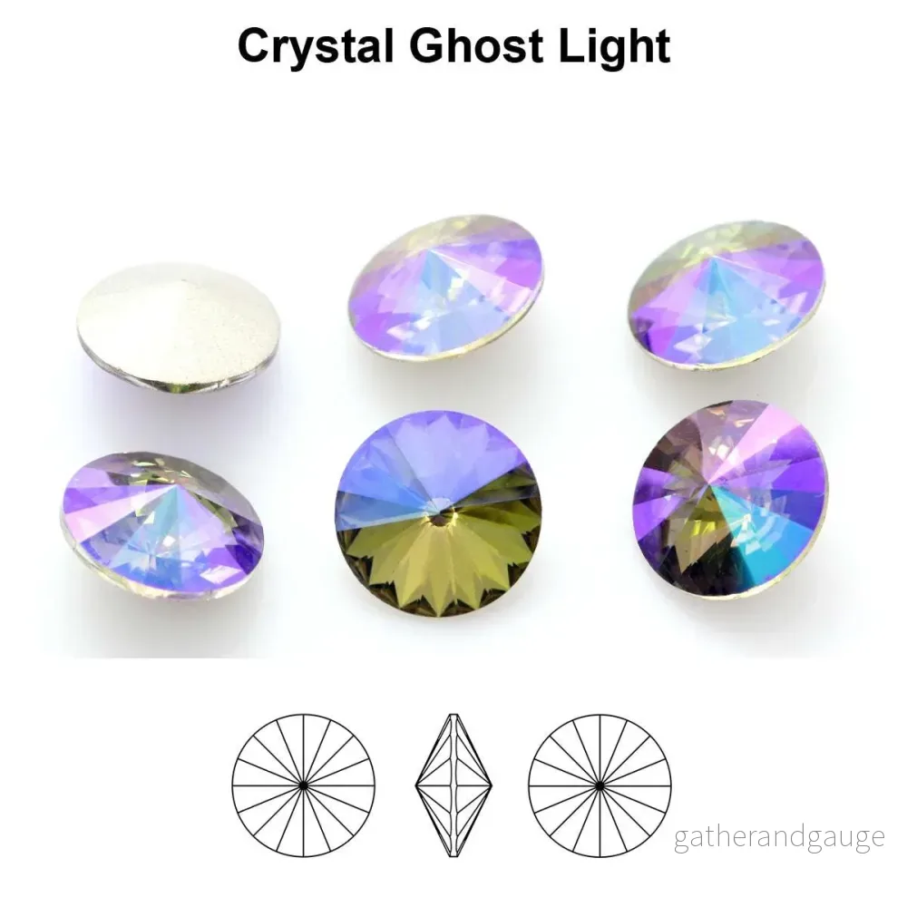 Aurea Crystals A1122 Rivoli – Crystal Ghost Light 12 mm 1 styck Aurea Crystals A1122 Rivoli – Crystal Ghost Light 12 mm 1 styck