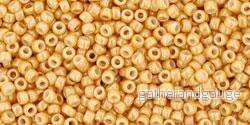 TOHO Seed Beads – Opaque Lusted DK Beige 15/0, 10 gram TOHO Seed Beads – Opaque Lusted DK Beige 15/0, 10 gram