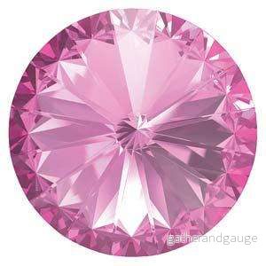 Preciosa Rivoli Maxima - Rose 12mm, 1 styck