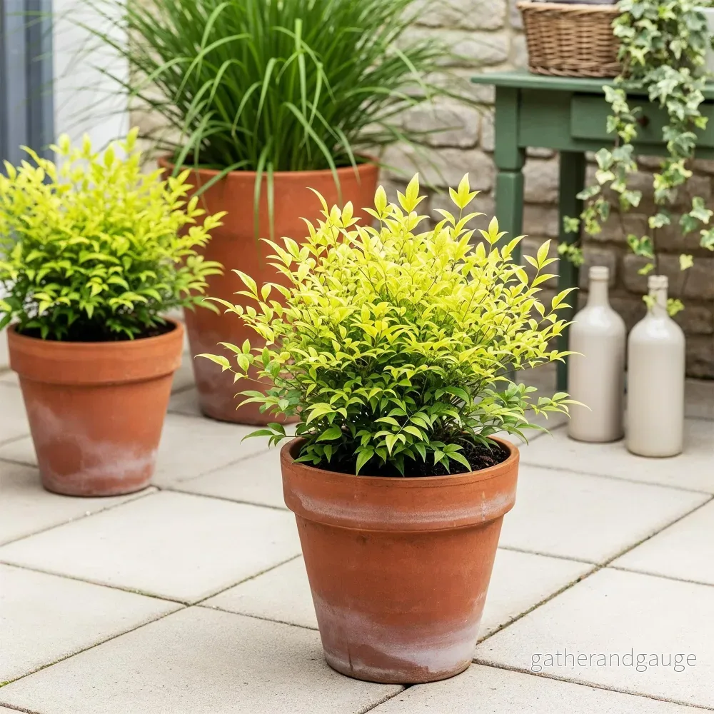 Heligt Bambu (Nandina Domestica) ’Lemon & Lime’ Heligt Bambu (Nandina Domestica) ’Lemon & Lime’