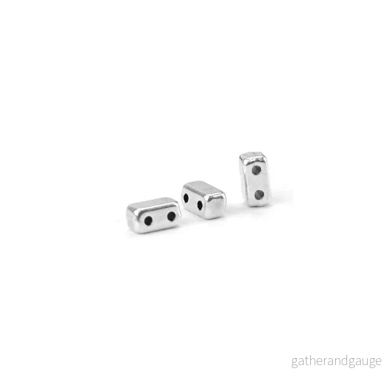Mellandel Silverfärgad – Like Bricks 3x7mm 2-pack Mellandel Silverfärgad – Like Bricks 3x7mm 2-pack