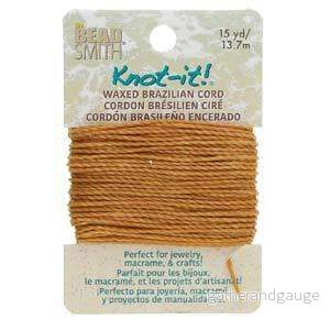 Knot-it Waxed Brazilian cord – Mandel 13,7 m