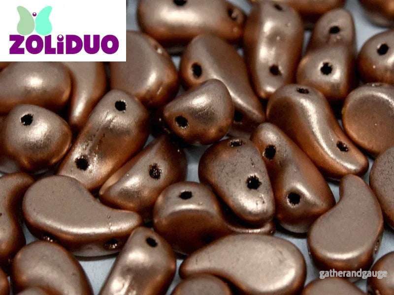 Zoliduo Höger - Vintage Copper 5x8mm, 20-pack