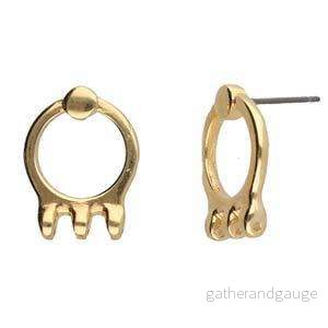 Cymbal Element Earring - Farali III 24K Gold Plated 2-pack - Bild 3