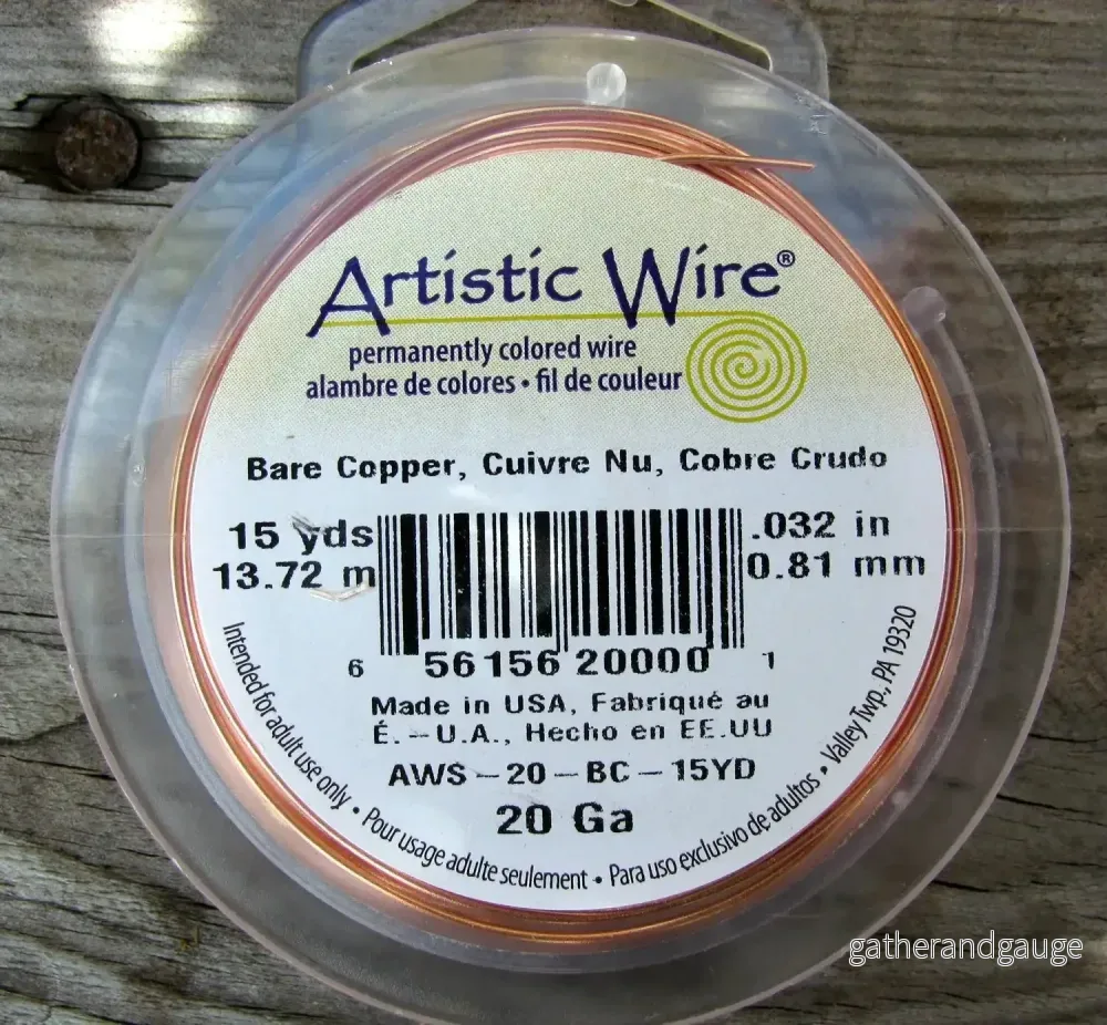 Artistic Wire 20 Ga – Bare Copper 1 Rulle