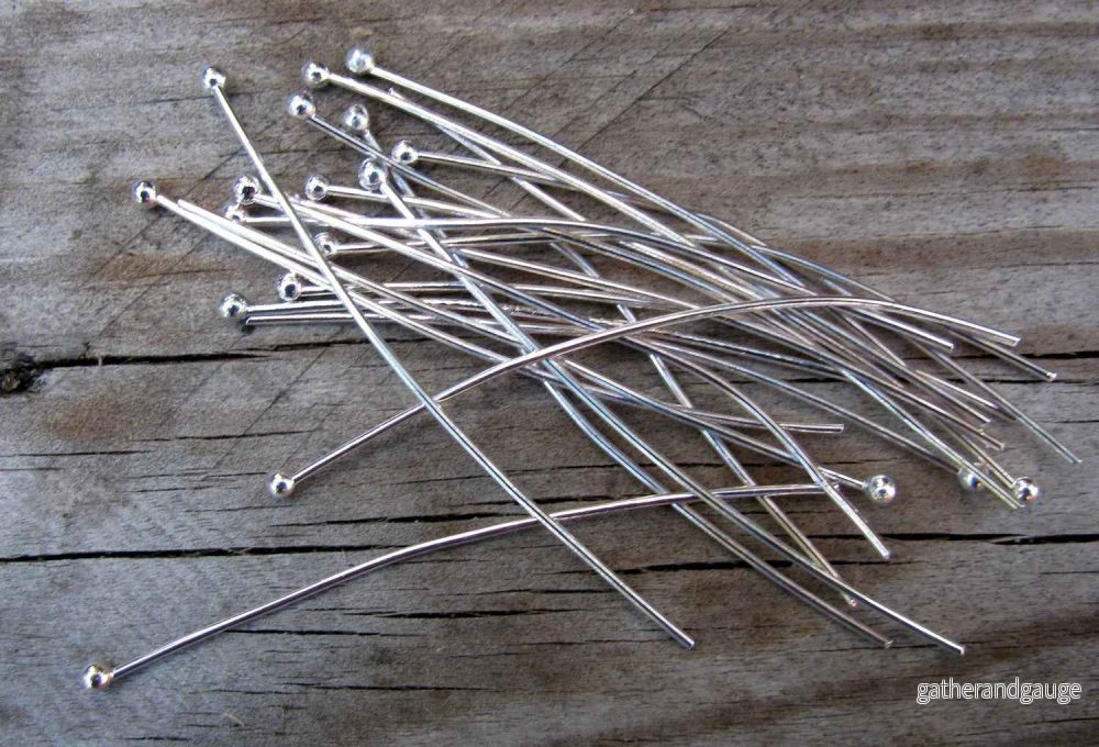 Hattpinnar Silverfärgad med Kula – 50mm, 50-Pack Hattpinnar Silverfärgad med Kula – 50mm, 50-Pack