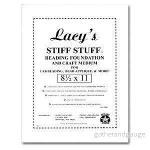 Bas för pärlbroderi – Lacy´s Stiff Stuff stor, 6 ark Bas för pärlbroderi – Lacy´s Stiff Stuff stor, 6 ark