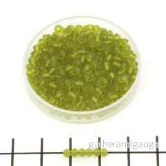 Tjeckiska MC Bicone - Olivine Matt 3 mm (40-pack)