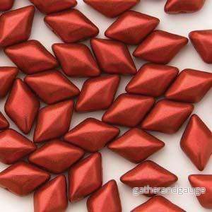 Matubo Mini Gemduo – Chalk Lava Red 6x4mm, 5 gram Matubo Mini Gemduo – Chalk Lava Red 6x4mm, 5 gram