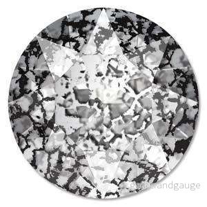 Swarovski Chaton 1088 SS39 - Crystal Black Patina 8mm, 1 styck