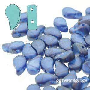Paisley Duo – Halo Cerulean Blue 8x5mm, 10gram Paisley Duo – Halo Cerulean Blue 8x5mm, 10gram
