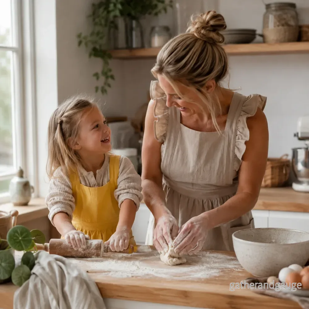 Familjeset – Förkläde & Förkläde barn Familjeset – Förkläde & Förkläde barn