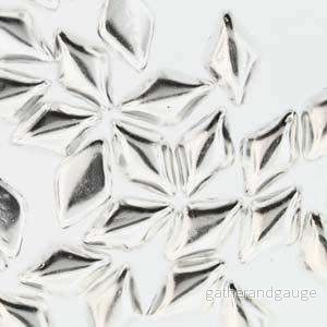 Matubo Gemduo – Fine Silver Plate 8x5mm, 5 gram Matubo Gemduo – Fine Silver Plate 8x5mm, 5 gram