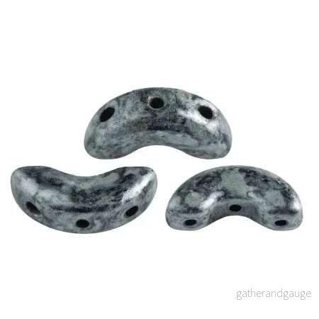 Arcos® par Puca® – Metallic Mat Old Silver Spotted, 10 gram