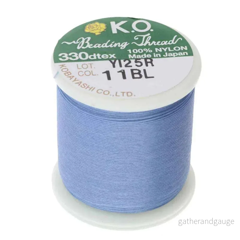 K.O Pärltråd – Light Blue, 1 Rulle