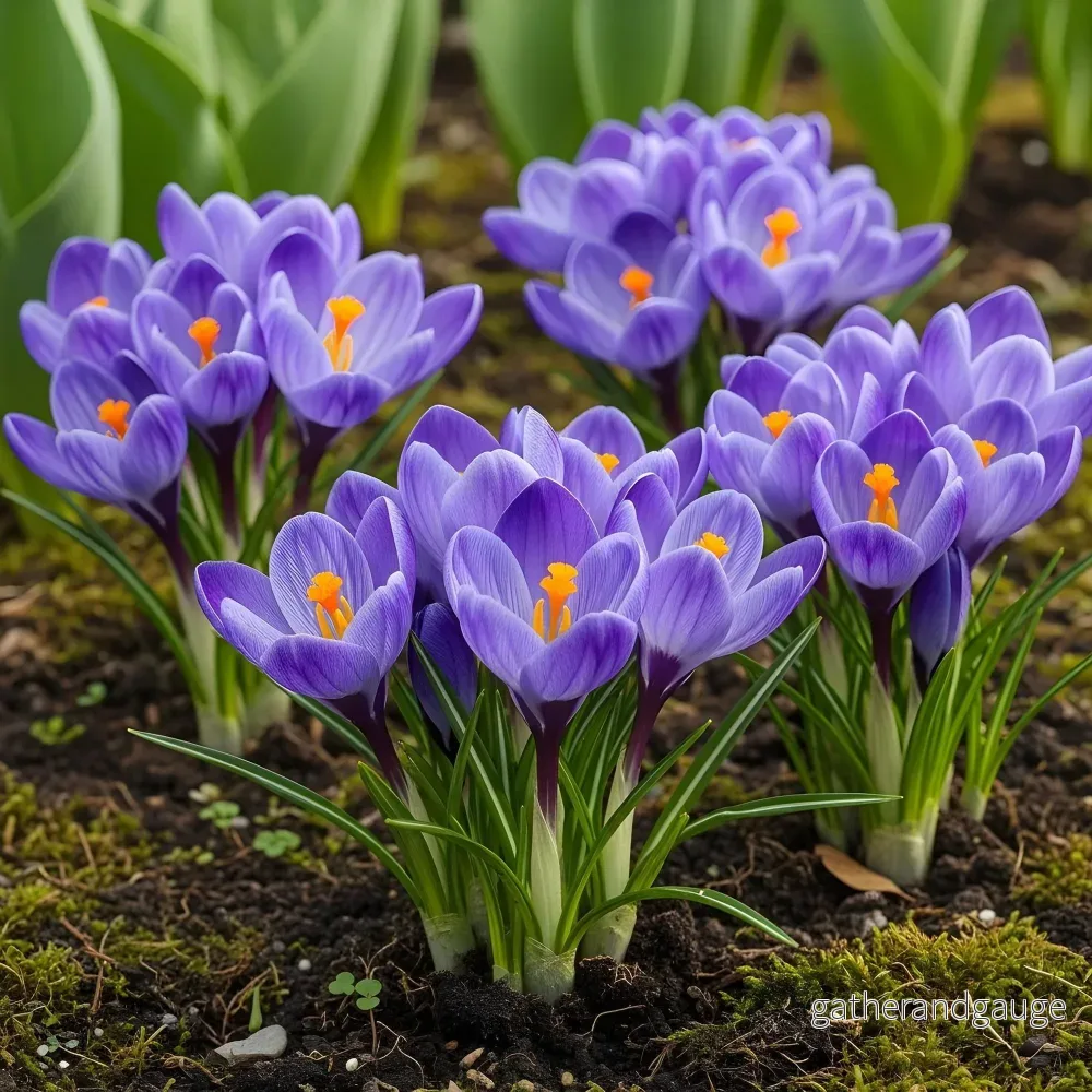 Green boutiQ - Bloembollen - Crocus Blue - Kleur Blauw - 30 stuks - Bolmaat 7/8 - XXL Pack - Bild 2