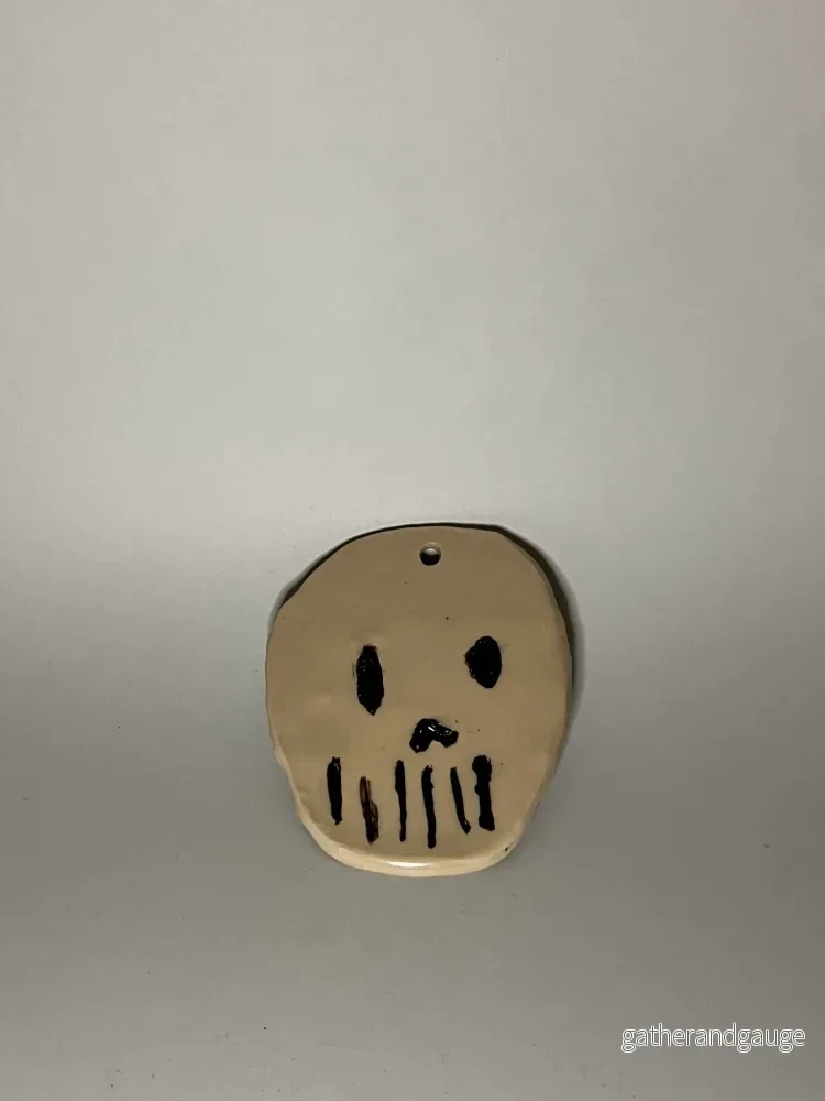 Keramikskalle: Skull de la pleur 1