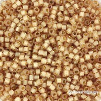 Miyuki Delica - Duracoat Semi Frosted Silverlined Dyed Mica 11/0, 5 gram