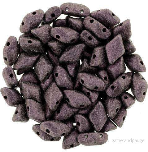 Matubo Gemduo - Metallic Suede Pink 8x5mm, 10 gram - Bild 2