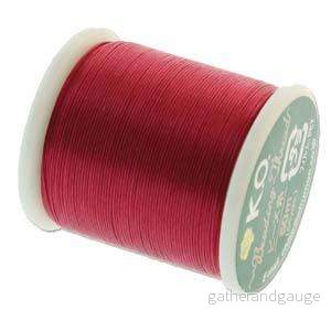 K.O pärltråd – Scarlet Pink, 1 rulle