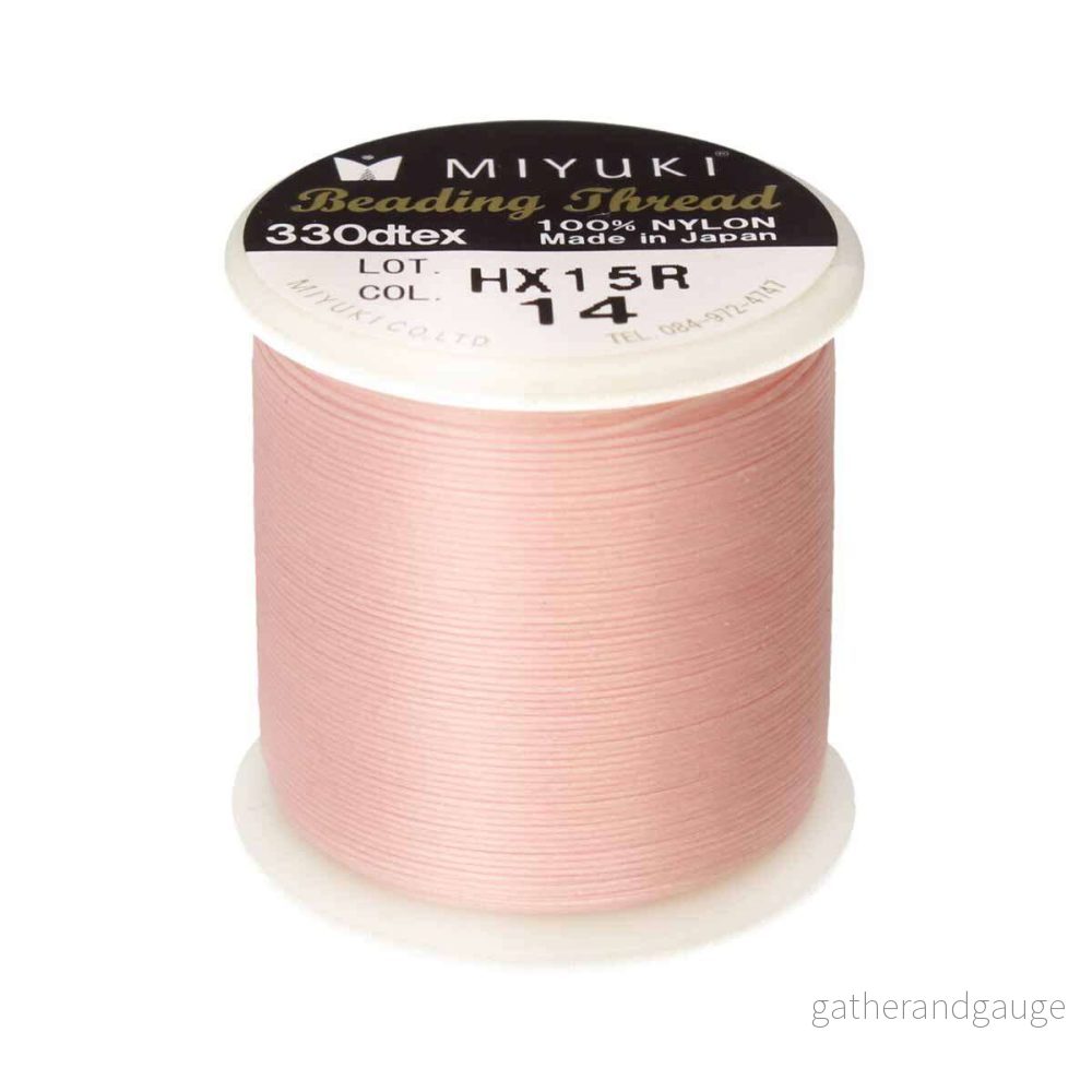 Miyuki Beading thread – Light Pink, 1 Rulle