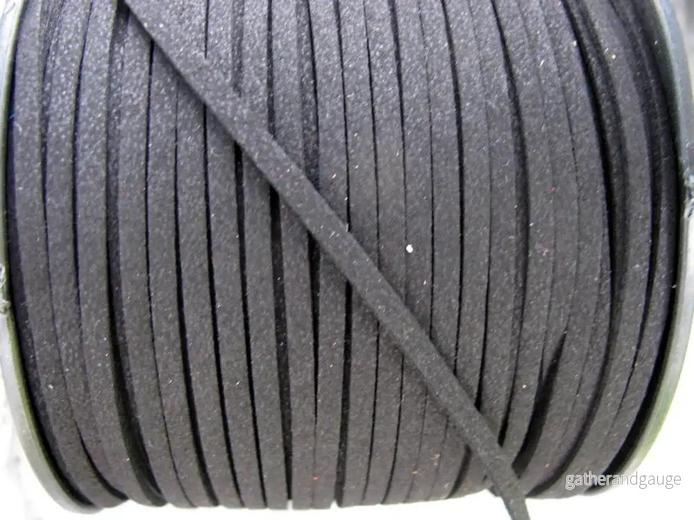 Mockaimitation - Svart 2,8mm, 1 m - Bild 2