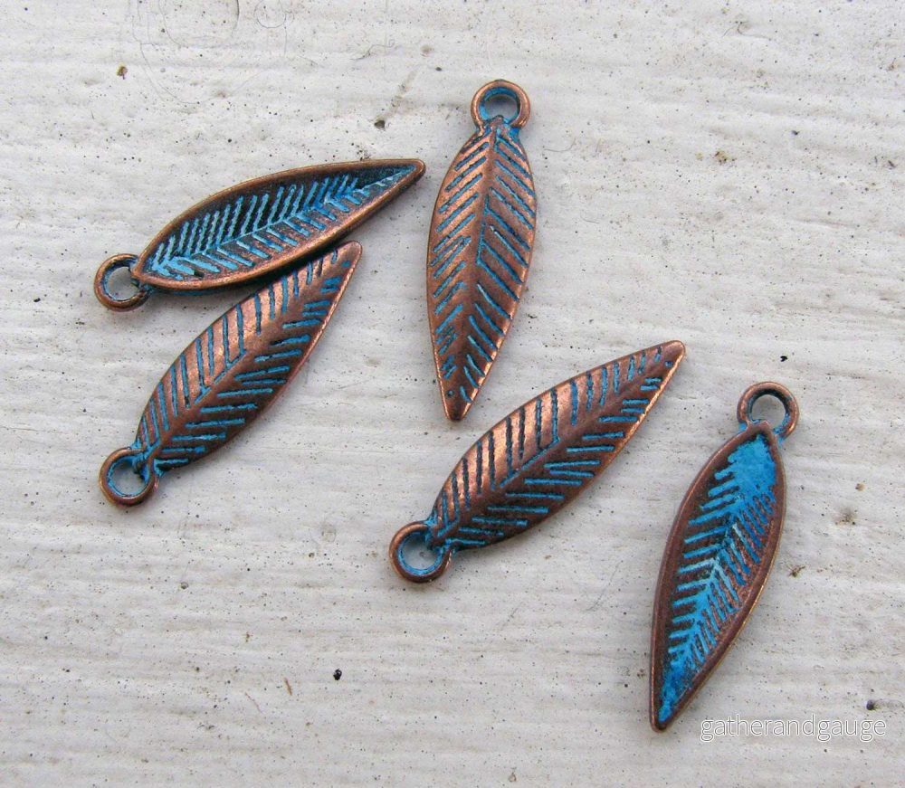 Berlock kopparfärgad – Spetsig vinge vintage 17x6mm 5-pack Berlock kopparfärgad – Spetsig vinge vintage 17x6mm 5-pack