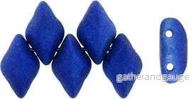 Matubo Gemduo – Metalust Matte Crown Blue 8x5mm, 10 gram Matubo Gemduo – Metalust Matte Crown Blue 8x5mm, 10 gram