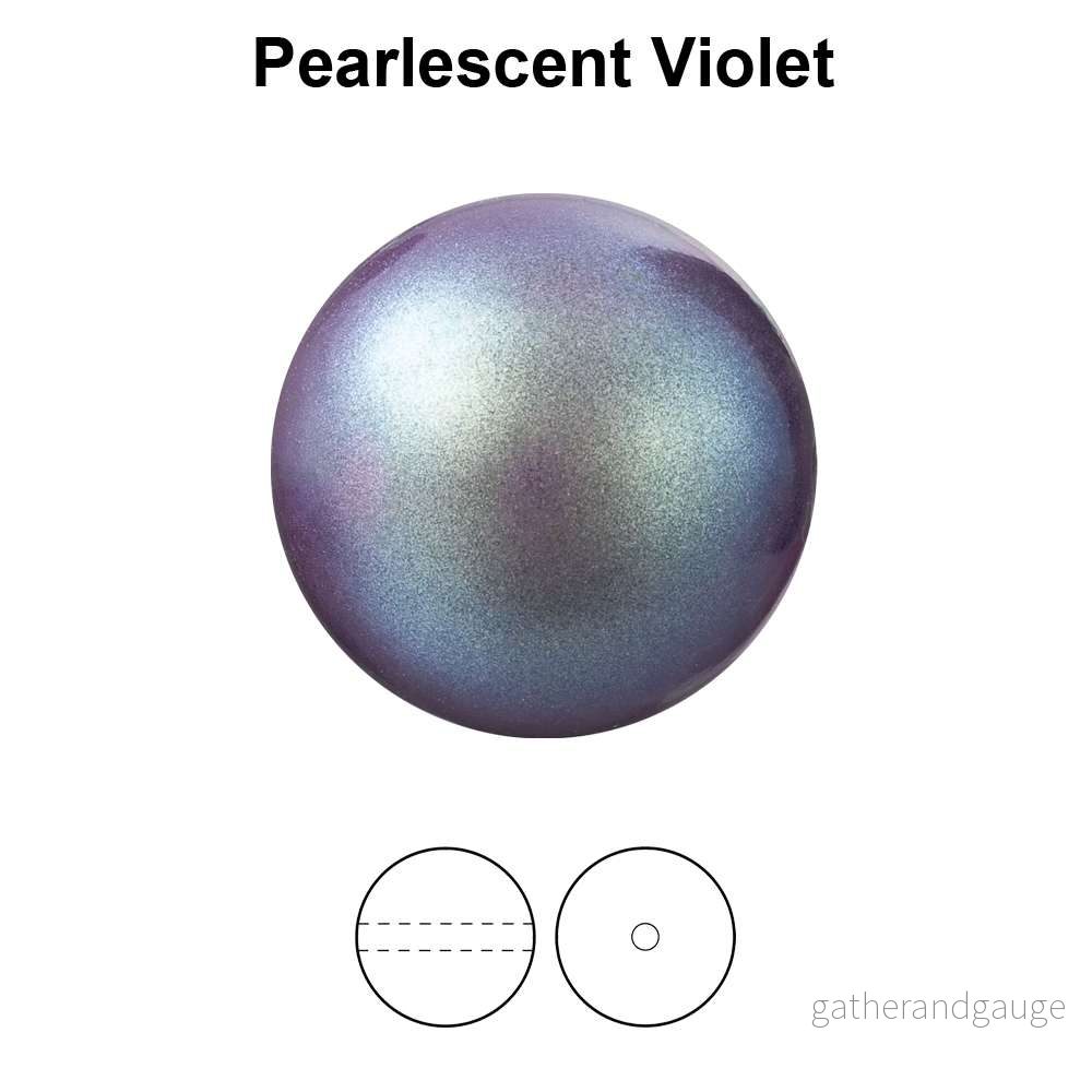 Preciosa Pearl Round – Maxima Pearlescent Violet 8 mm, 20- pack Preciosa Pearl Round – Maxima Pearlescent Violet 8 mm, 20- pack
