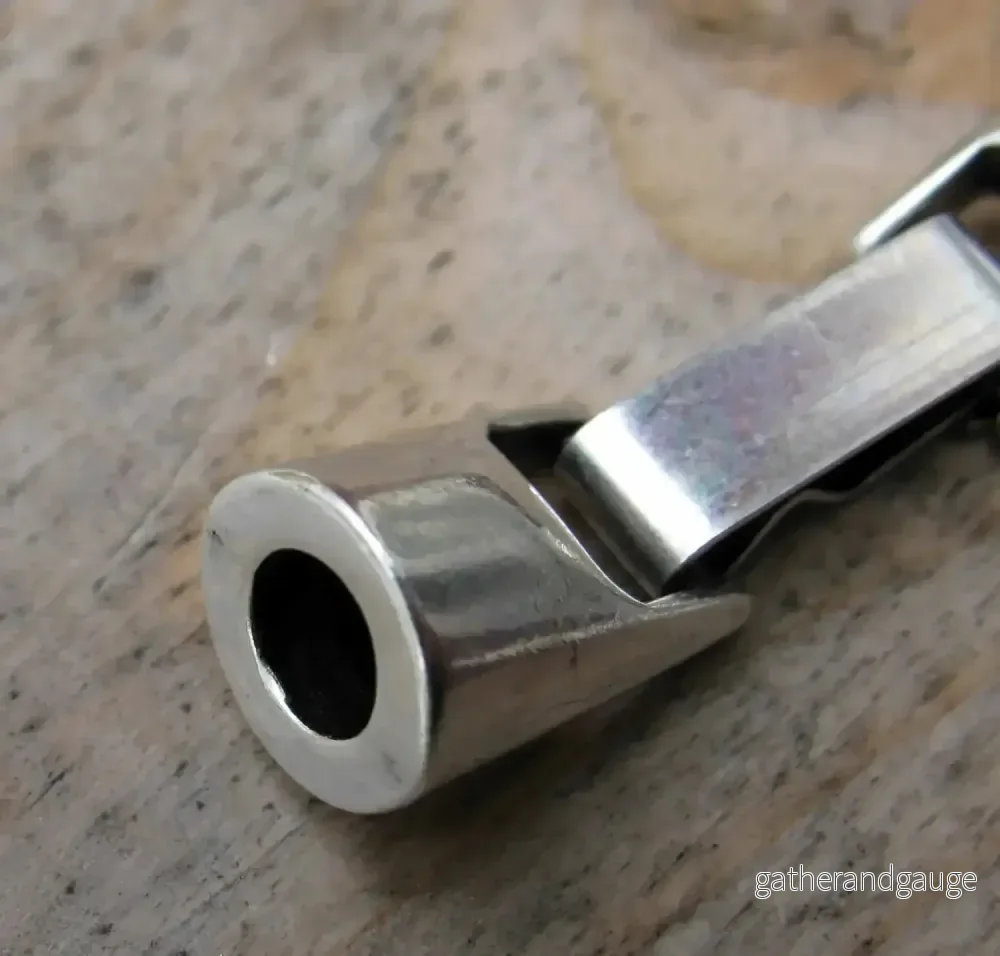 Lås Silverfärgat - Haklås för Runda Band 4,2mm, 1 Set - Bild 2